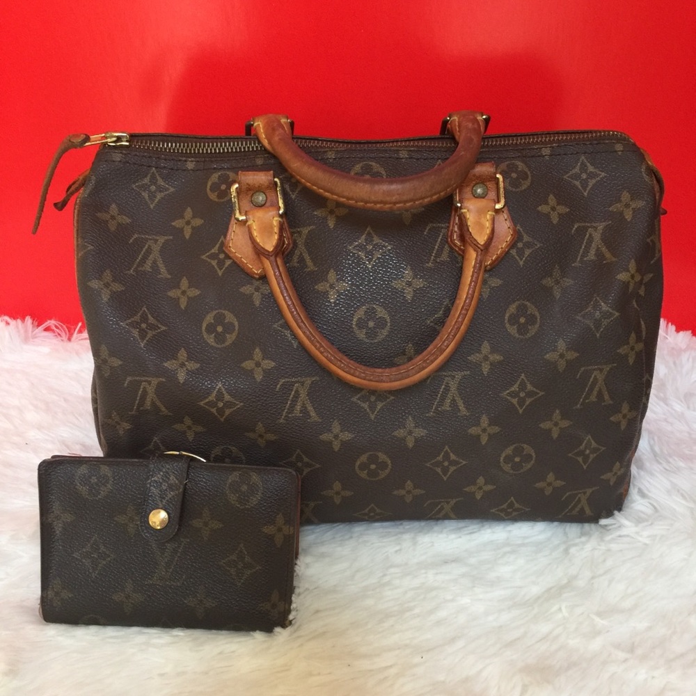 ❣️Sold❣️Louis Vuitton Speedy 30 and Wallet Set